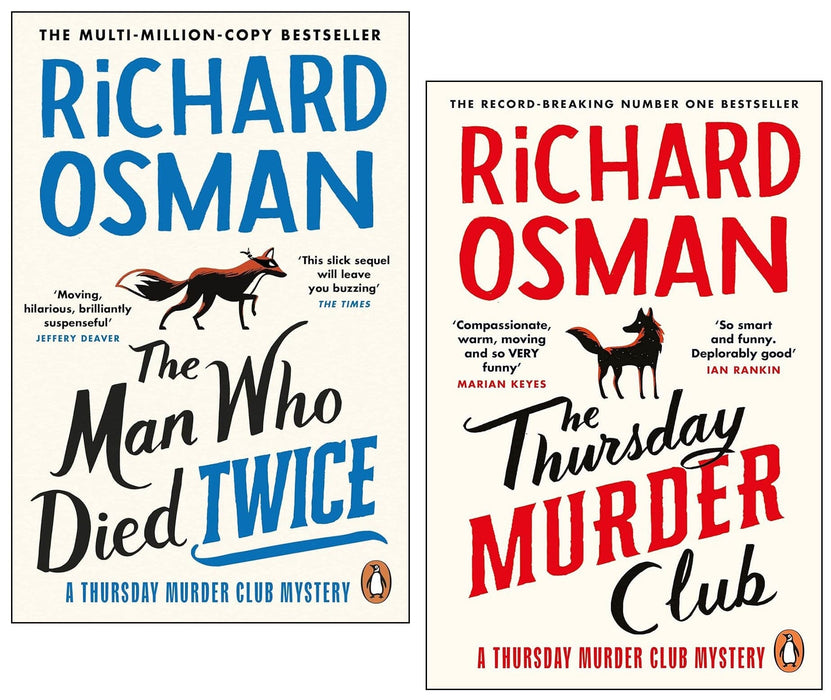 Thursday Murder Club by Richard Osman: 2 Books Collection Set - Fiction - Paperback