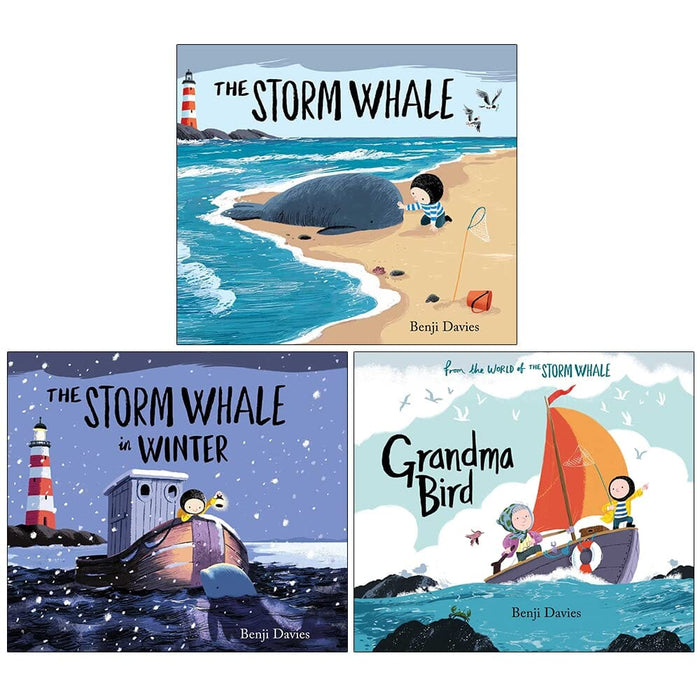 Storm Whale Series By Benji Davies 3 Books Collection Set - Ages 2-5 - Paperback