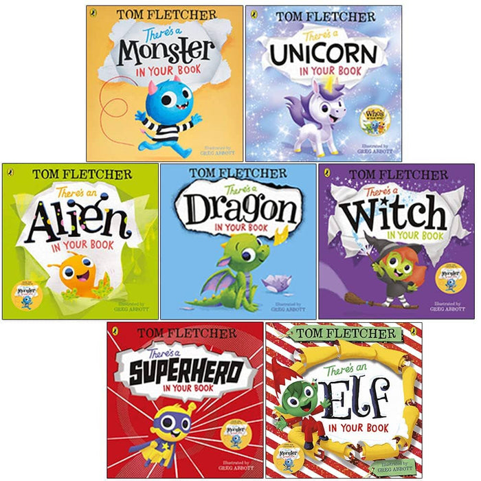 Who's In Your Book? Series By Tom Fletcher 7 Picture Books Collection Set - Ages 2-6 - Paperback
