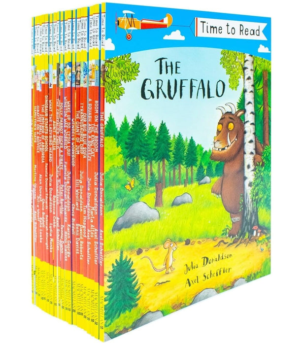 Time To Read Collection 20 Books Set By Julia Donaldson & Lydia Monks - Ages 3+ - Paperback