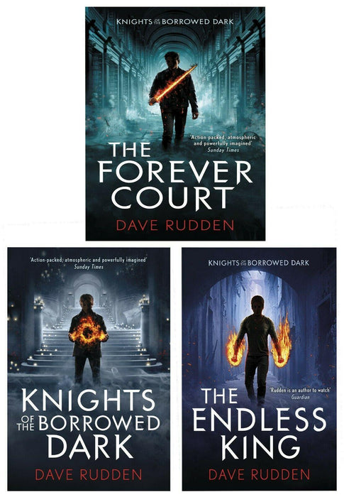 Knights of the Borrowed Dark 3 Books by Dave Rudden - Ages 9-14 - Paperback