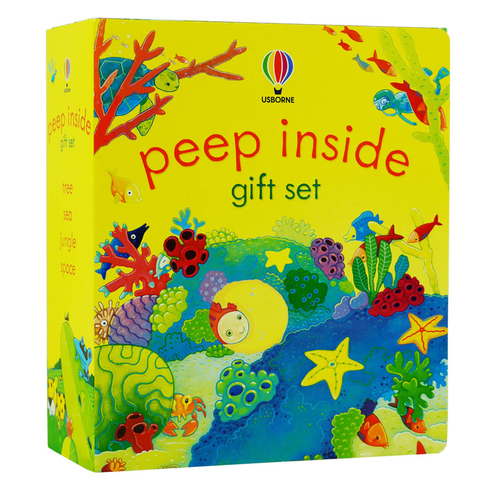 Usborne Peep Inside Gift Set 4 Books By Anna Milbourne – Ages 3+ - Board Book