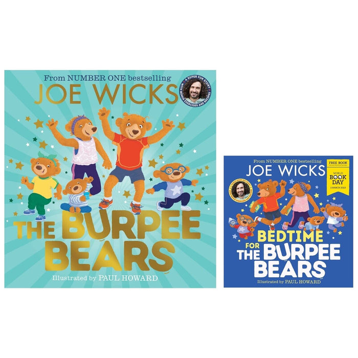The Burpee Bears Collection by Joe Wicks 2 Books Set - Ages 3-5 - Paperback