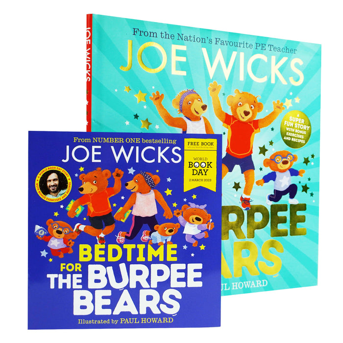 The Burpee Bears Collection by Joe Wicks 2 Books Collection Set - Ages 3-5 - Paperback/Hardback