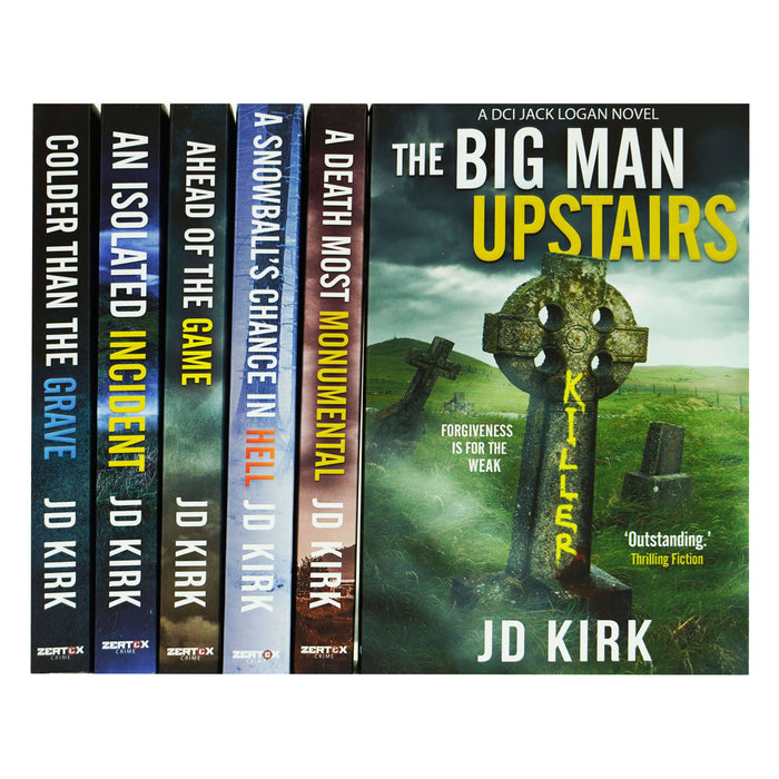DCI Logan Crime Thrillers Series by JD Kirk 6 Books Collection Set (Book 7-12) - Fiction - Paperback