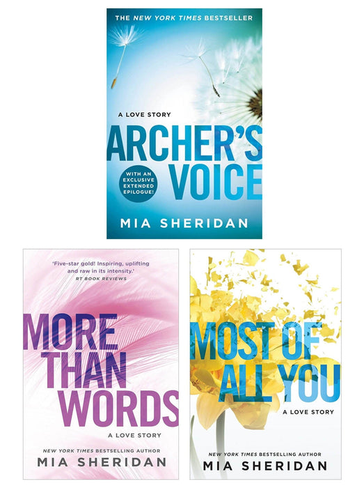Where Love Meets Destiny Series by Mia Sheridan 3 Books Collection Set - Fiction - Paperback
