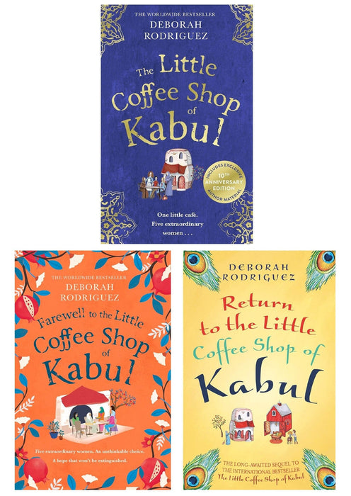 The Little Coffee Shop of Kabul Series By Deborah Rodriguez 3 Books Collection Set - Fiction - Paperback
