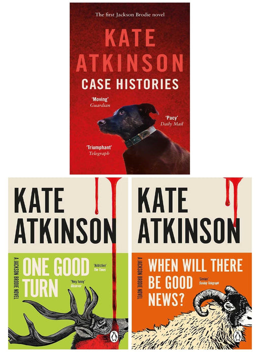 Jackson Brodie Series by Kate Atkinson: 3 Books Collection Set - Fiction - Paperback