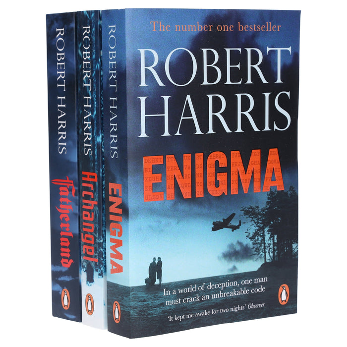 Robert Harris Collection (Archangel, Enigma & Fatherland) 3 Books Set - Fiction - Paperback
