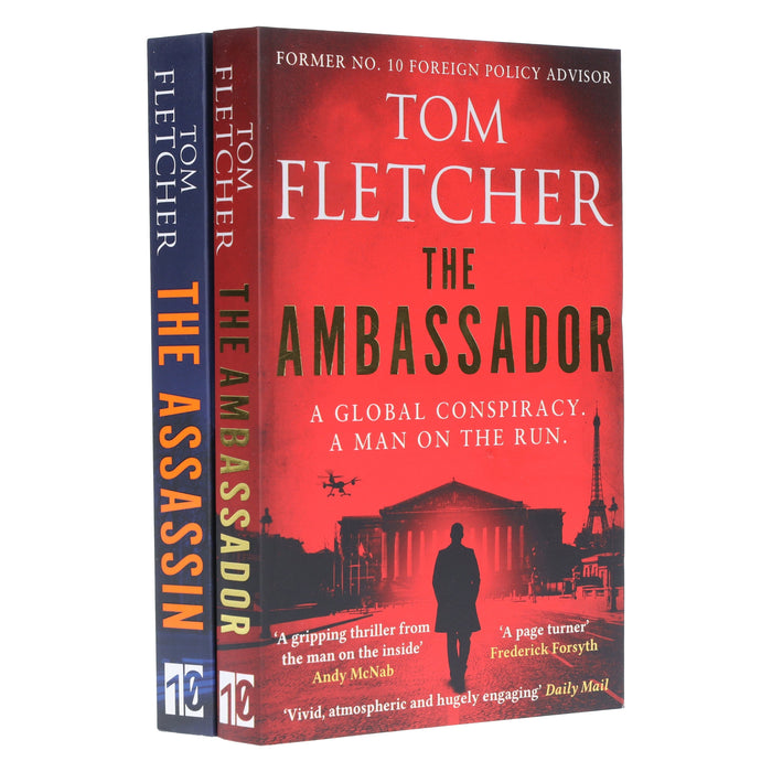 The Diplomat Thrillers Series By Tom Fletcher: 2 books Collection Set - Fiction - Paperback