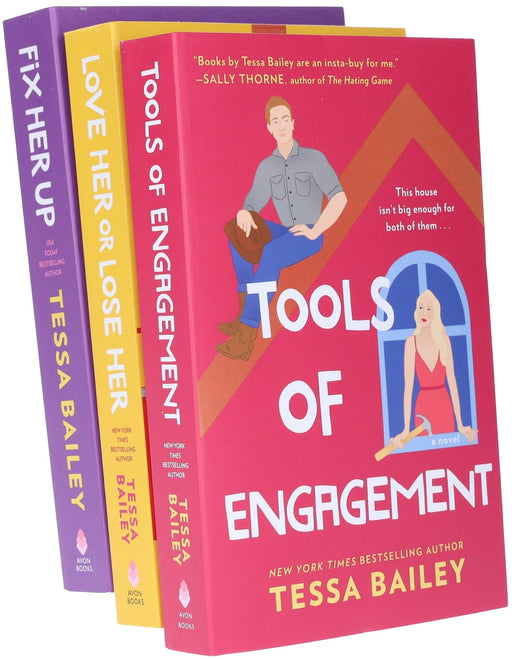 Hot And Hammered Series 3 Books Collection Set By Tessa Bailey - Fiction - Paperback