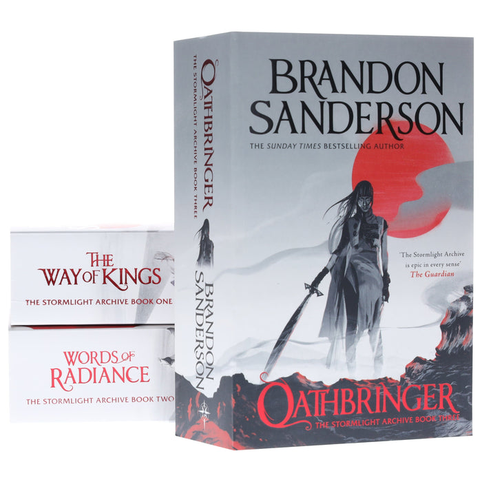 The Stormlight Archive Series By Brandon Sanderson (Book 1-3) Collection 3 Books Set - Fiction - Paperback