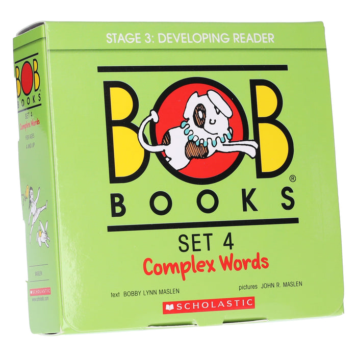 Bob Books Set 4: Complex Words (Stage 3: Developing Reader) 8 Books Collection Set - Ages 4+ - Paperback