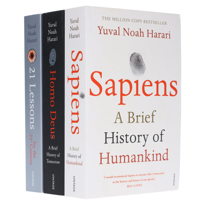 Yuval Noah Harari 3 Books Set Collection - Non-Fiction - Paperback