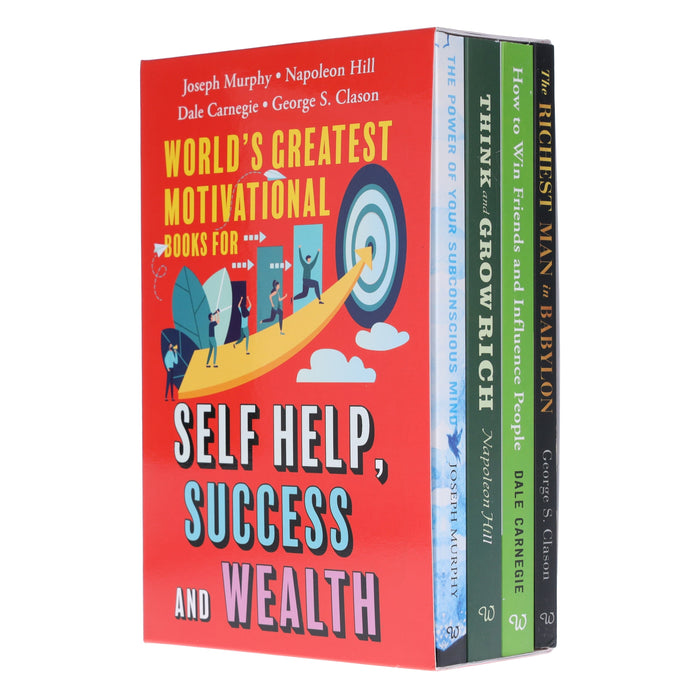 World’s Greatest Motivational Books For Self help, Success & Wealth 4 Books Collection Box Set - Non Fiction - Paperback