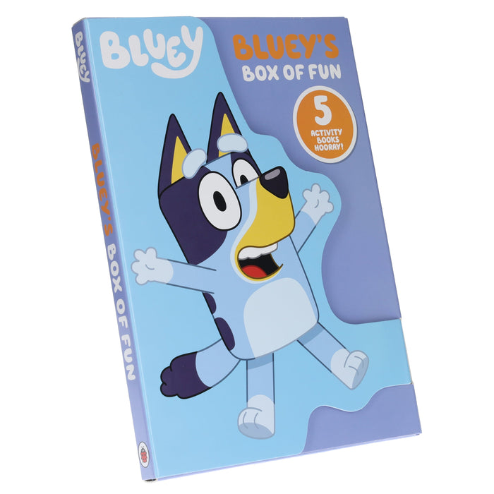 Bluey’s Box of Fun: 5 Activity Books Collection Set - Ages 3+ - Paperback
