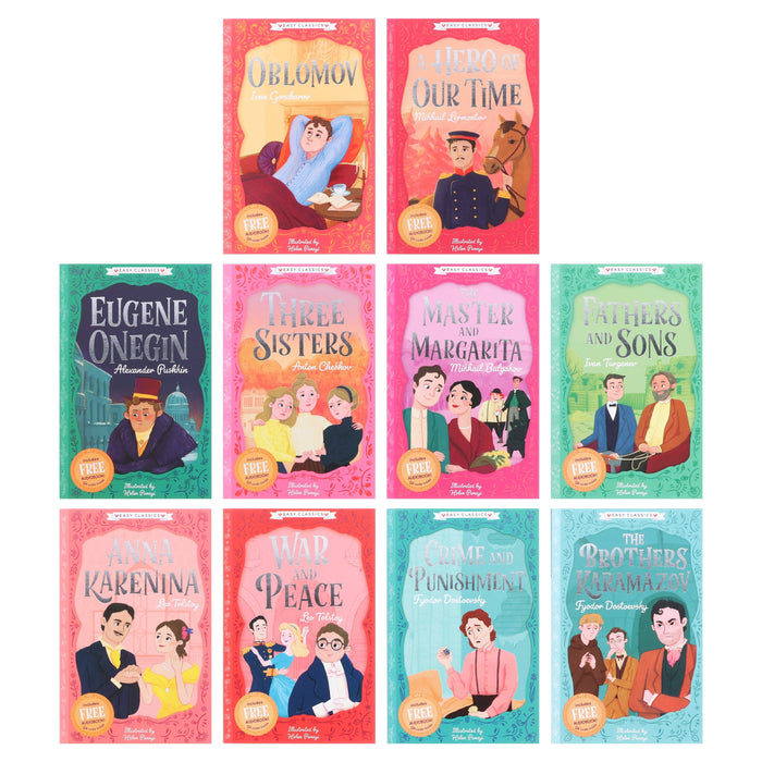 Damaged - Easy Classic Epic Collection Tolstoy's War and Peace and Other Stories 10 Books Set By Gemma Barder, Helen Panayi - Ages 7-9- Paperback M 40