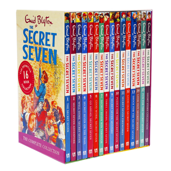 The Secret Seven Complete Collection 16 Books by Enid Blyton - Ages 6-9 - Paperback