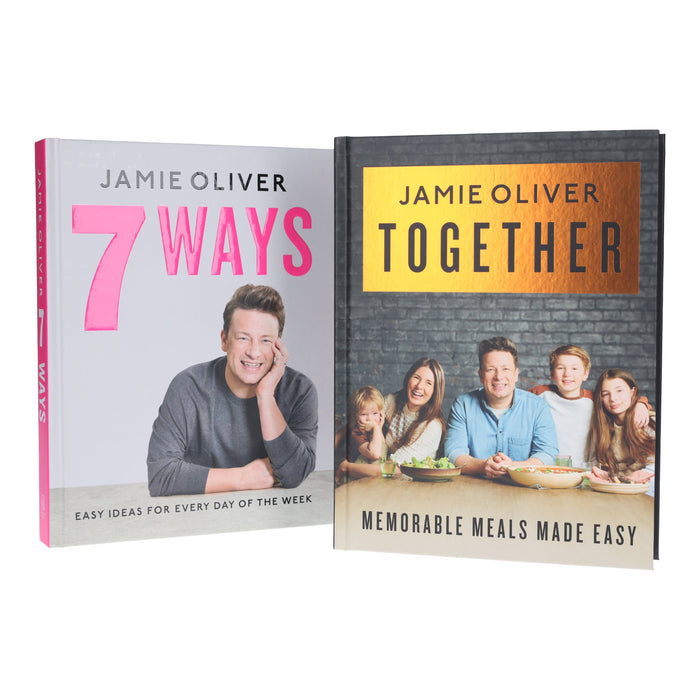 Jamie Oliver Collection (Together: Memorable Meals Made Easy, 7 Ways: Easy Ideas for Every Day of the Week) 2 Books Set - Non Fiction - Hardback