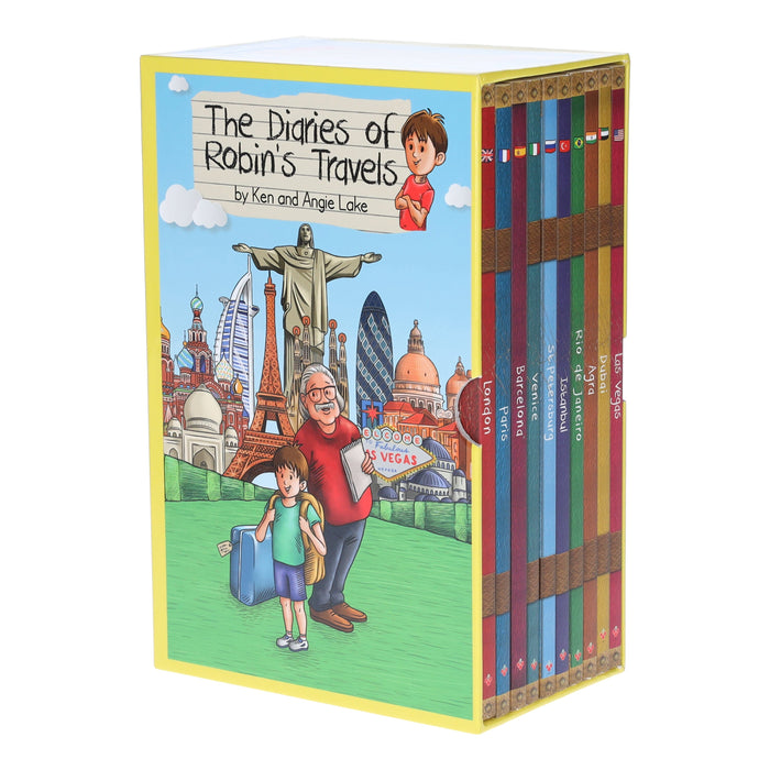 The Diaries of Robins Travels Adventures 10 Books by Angie Lake & Ken Lake - Age 9-14 - Paperback