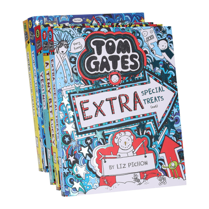 Tom Gates Series 2 (Book 6-10) By Liz Pichon: 5 Books Collection Set - Ages 7-12 - Paperback