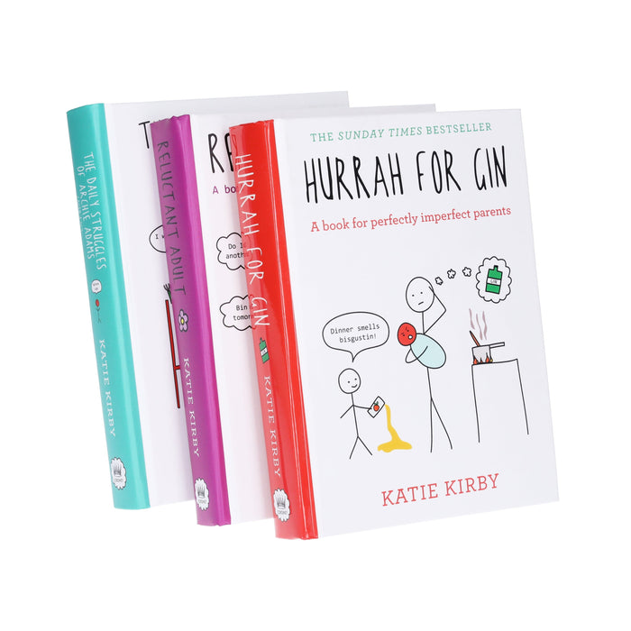 Hurrah For Gin Collection By Katie Kirby 3 Books Set - Non-Fiction - Hardback