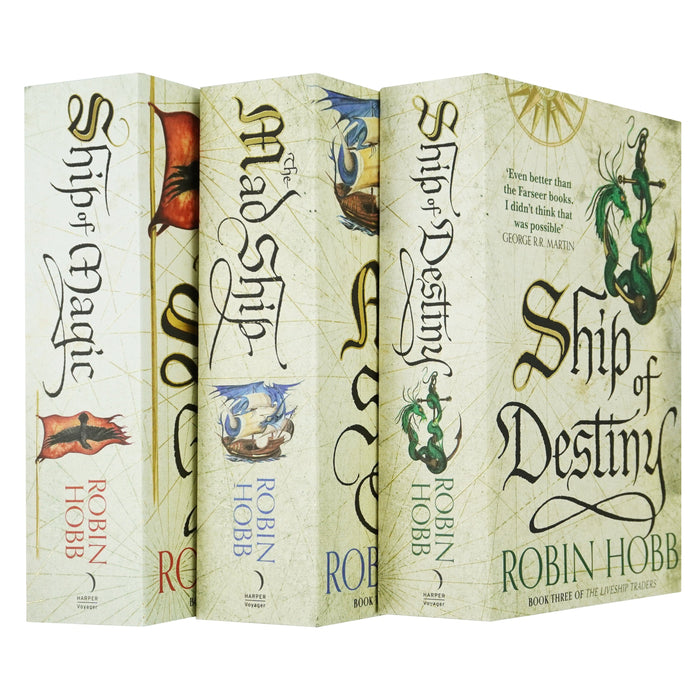 Liveship Traders Trilogy by Robin Hobb 3 Books Collection Set - Fiction - Paperback