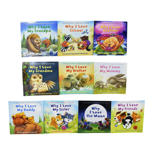 Why I Love My Family 10 Picture Books Children Collection Set By Daniel Howarth - Ages 3+ - Paperback