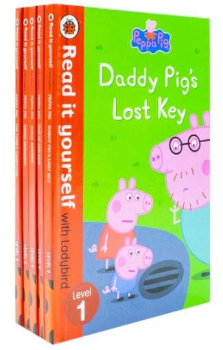 Peppa Pig Read It Yourself (Level 1) by Ladybird: 5 Books Collection Box Set - Ages 3+ - Hardback