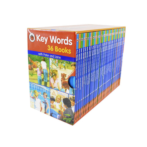 Ladybird Key Words with Peter and Jane 36 Books Collection Box Set - Ages 5-7 - Hardback