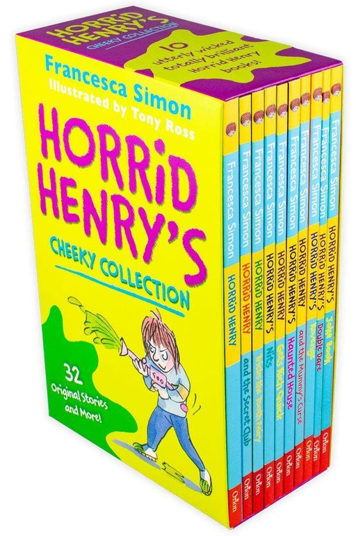 Horrid Henry Cheeky Collection 10 Books Set By Francesca Simon - Ages 6 years and up - Paperback