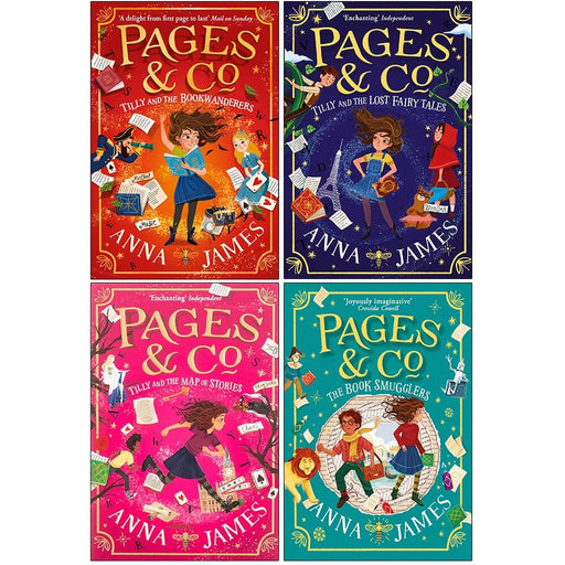 Pages & Co Series 4 Books Collection Set by Anna James - Age 9-14 - Paperback