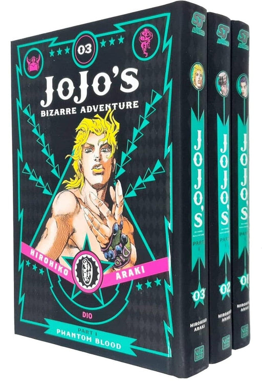 JoJo’s Bizarre Adventure: Part 1 - Phantom Blood (Vol. 1-3) by Hirohiko Araki 3 Books Collection Set - Fiction - Hardback