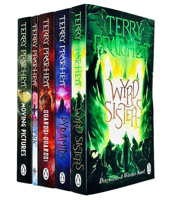 Discworld by Terry Pratchett Series 2 (Book 6-10) Collection Set - Fiction - Paperback