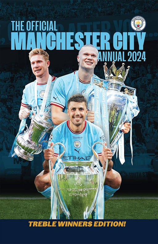 Official Manchester City FC Annual 2024 By David Clayton - Non Fiction - Hardback