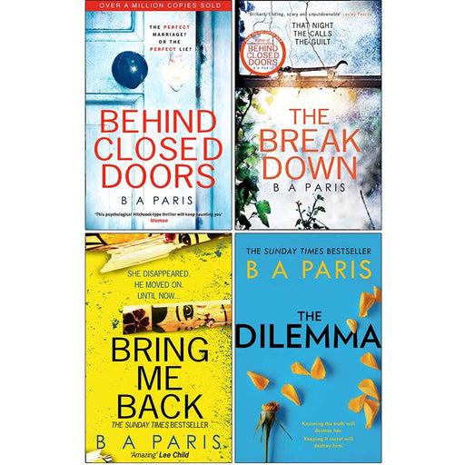 B A Paris 4 Books Collection Set - Fiction - Paperback