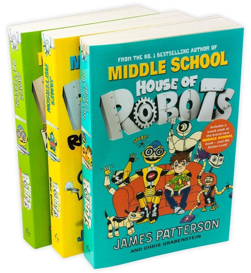 House of Robots Series 3 Books Collection Set By James Patterson - Ages 9-14 - Paperback