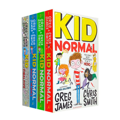 Kid Normal Series 4 Books Collection Set By Greg James & Chris Smith - Ages 8-12 - Paperback