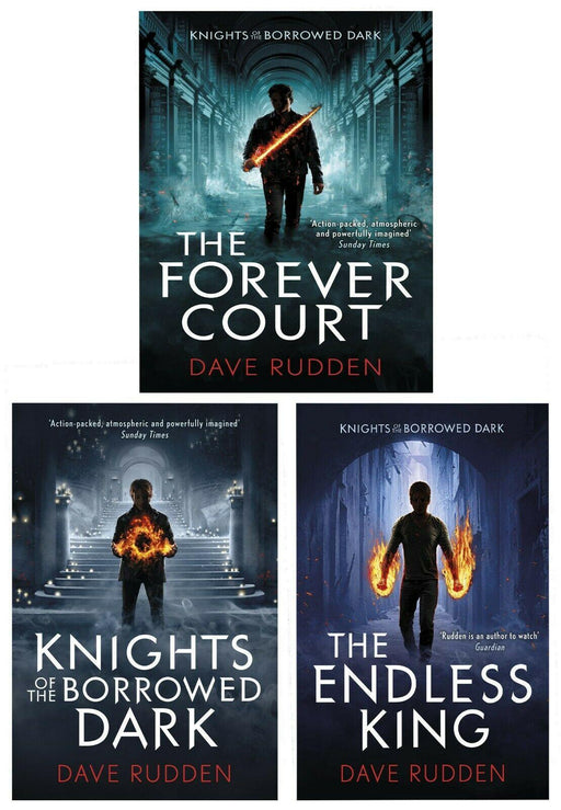Knights of the Borrowed Dark 3 Books by Dave Rudden - Ages 9-14 - Paperback