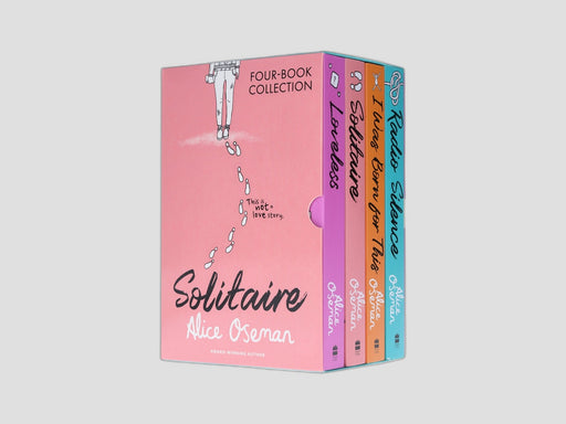 Alice Oseman Four-Book Collection Box Set (Solitaire, Radio Silence, I Was Born For This, Loveless) Multiple-component retail product, slip-cased