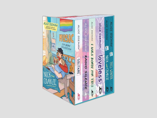 Alice Oseman Six-Book Collection Box Set (Solitaire, Radio Silence, I Was Born For This, Loveless, Nick and Charlie, This Winter) Multiple-component retail product, slip-cased