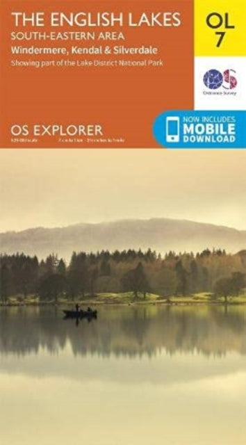 The English Lakes South-Eastern Area: Windermere, Kendal & Silverdale OS Map