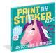 Paint by Sticker Kids: Unicorns & Magic : Create 10 Pictures One Sticker at a Time! Includes Glitter Stickers