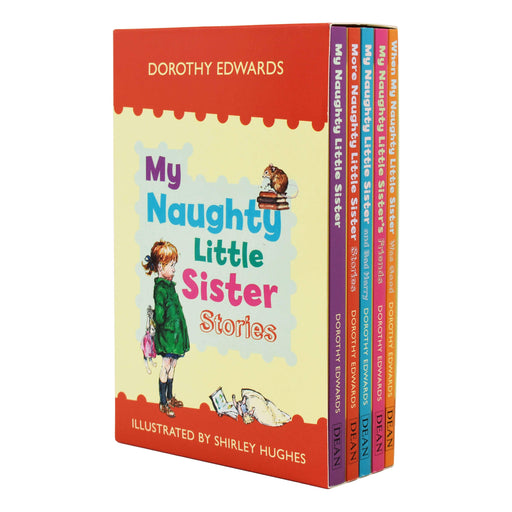 My Naughty Little Sister Stories by Dorothy Edwards & Shirley Hughes 5 Books Box Set - Ages 6+ - Paperback