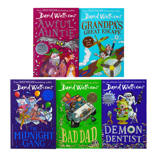 The World of David Walliams: Fun-Tastic Families 5 Books Set - Age 7-11 - Paperback
