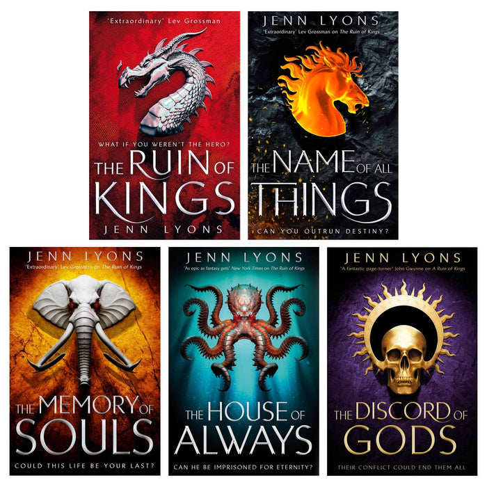 A Chorus of Dragons Series by Jenn Lyons 5 Books Collection Set - Fiction - Paperback