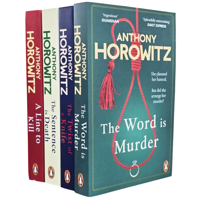 Hawthorne and Horowitz Mysteries by Anthony Horowitz 4 Books Collection Set - Fiction - Paperback