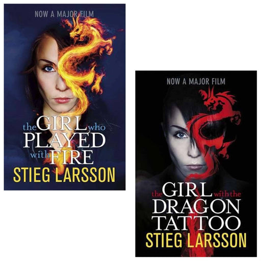 Millennium Trilogy by Stieg Larsson 2 Books Collection Set - Fiction - Paperback