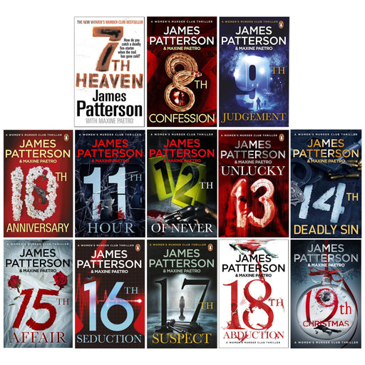 Women's Murder Club by James Patterson: Books 7-19 Collection Set - Fiction - Paperback