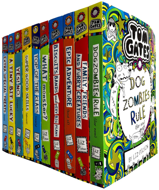 Tom Gates Series 2 & 3 By Liz Pichon: 10 Books Collection Set - Age 7-14 - Paperback